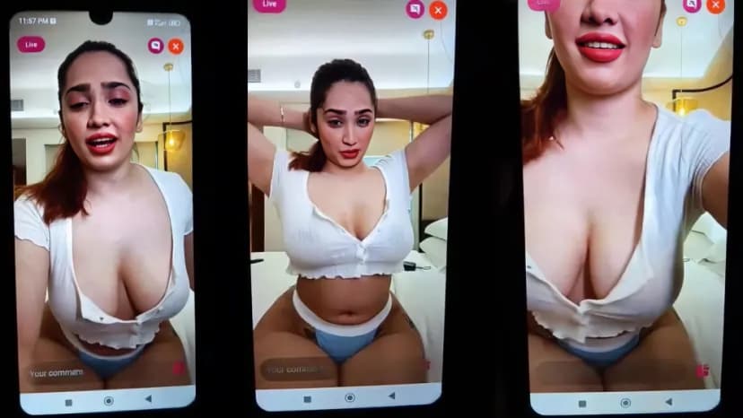 Thumbnail for Aditi Mistry Nude Boobs Hard Nipples Through White Top