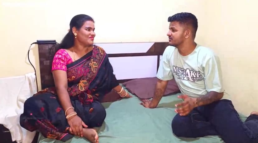 Thumbnail for Desi Aunty Caught Fucking Her Lover Nude Sex Boob Play Deep Throating Hard Ass Fucking