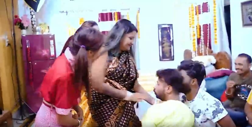Thumbnail for Horny Desi Aunties Fuck Multiple Men in Wild Sex Party with Big Boobs and Juicy Asses