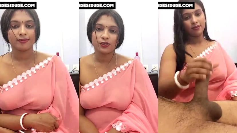 Thumbnail for Rukmini Bhabhi Shows Boobs in Saree Plays with Dick
