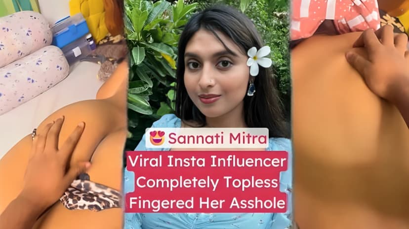 Thumbnail for Sannati Mitra Nude & Topless, Finger Fucking Her Asshole