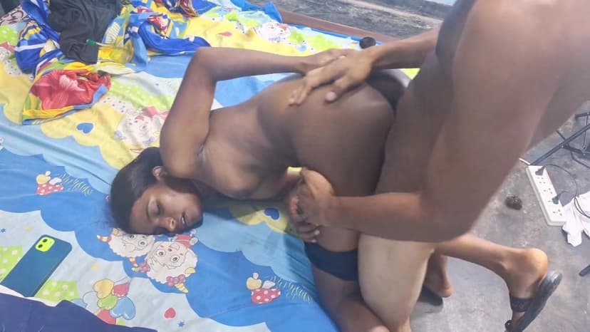 Thumbnail for Stepbro catches stepsister alone at home and fucks her hard