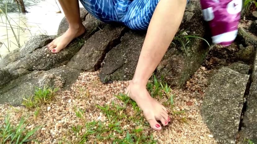 Thumbnail for Random Guy Banging My Stepmom by the River with Big Tits