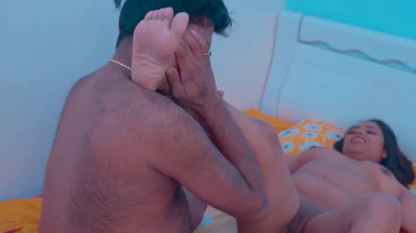 Thumbnail for Desi Bhabhi With Big Boobs Teases Her Naughty Devar on the Bed