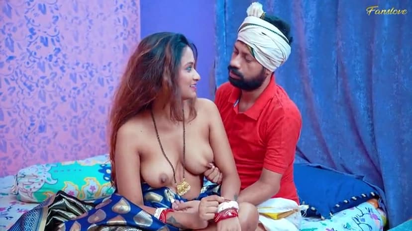 Thumbnail for Indian desi wife lures servant for hard fucking and boob sucking