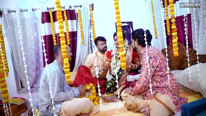 Thumbnail for Sudipa's Wedding Night Gangbang with Five Husbands - XXX Video