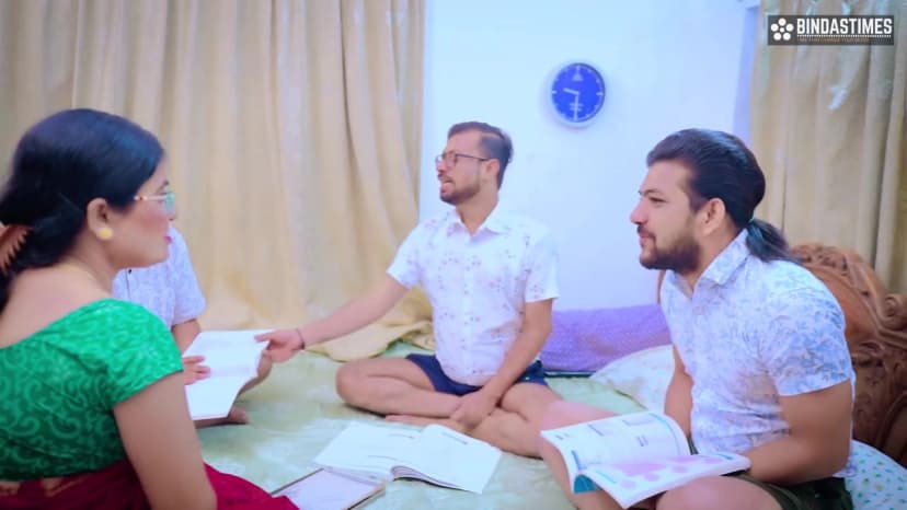 Thumbnail for Desi Teacher Gets Fucked by Three Students When Parents Are Away