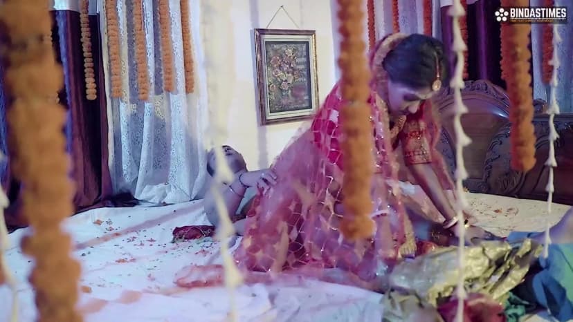 Thumbnail for Watch Sweet 18+ Bride Loses Virginity on Her First Wedding Night with Hubby