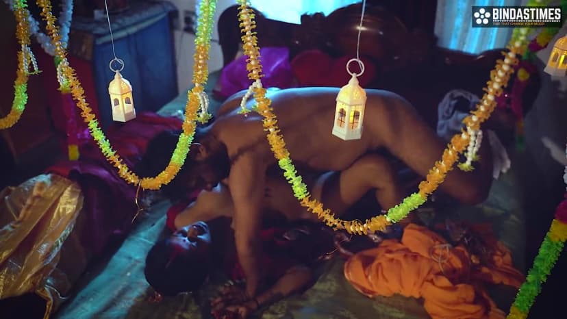 Thumbnail for Newlywed wife fucked in front of her husband by her ex-boyfriend with Hindi audio