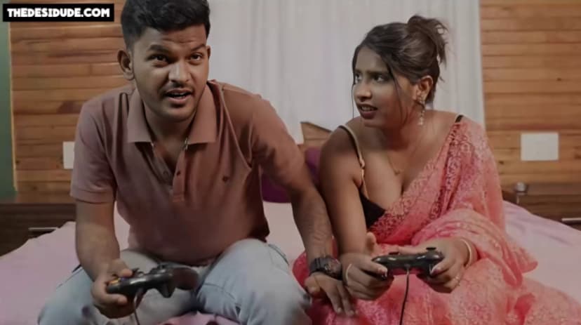 Thumbnail for Desi Couple Fucking Hard Big Boobs Bhabhi Loves Deep Thrusts Husband Lund Goes Deep